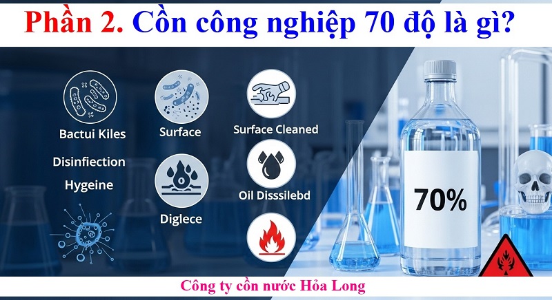 Cồn Công Nghiệp 70 Độ Là Gì? Ứng Dụng, Phân Biệt Và Lưu Ý Quan Trọng